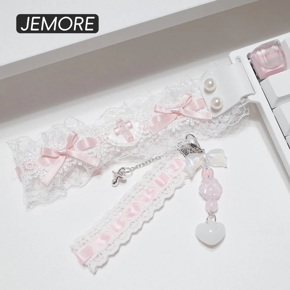 

Mechanical Keyboard Universal Lace Ribbon Customization Strap Personalized for Wooting Keyboard Gaming Accessories Gifts