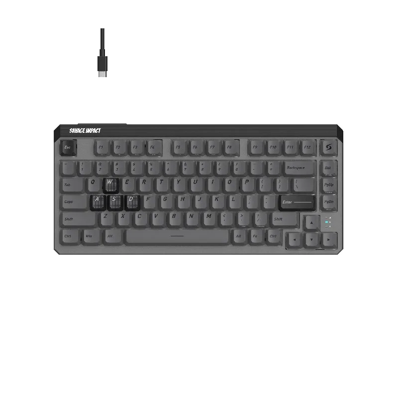 

Shuangfeiyan 81keys Esports AM8Pro Wired Magnetic-Switched Mechanical Keyboard