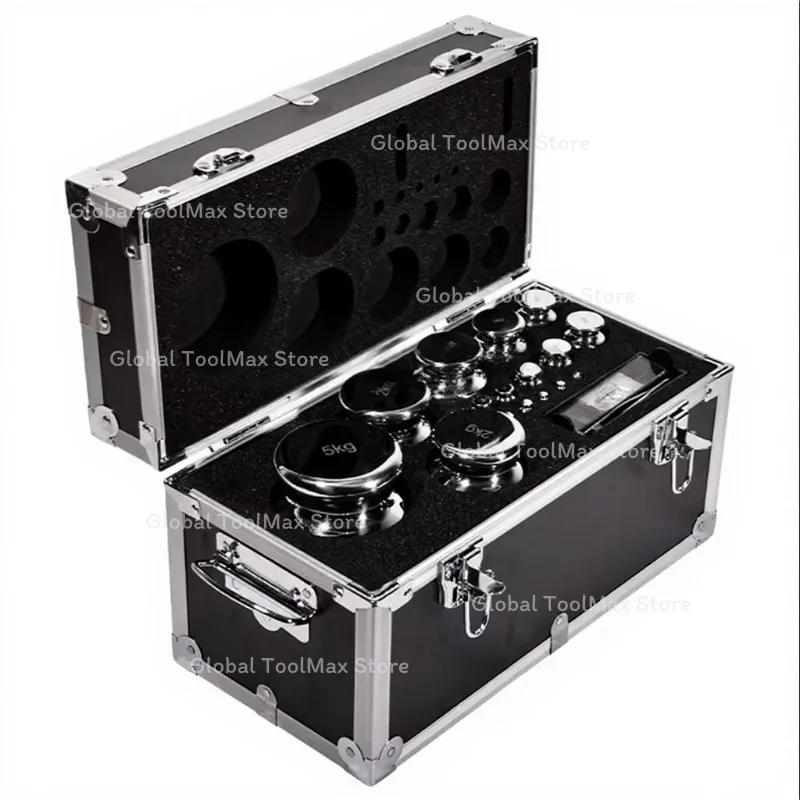 F1 Grade 28PCS 1mg-5kg 304 Stainless Steel Digital Scale Calibration Weights Kit Set Laboratory High Precision Gram Scale