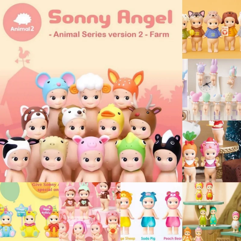 Hot sale Original Sonny Angel Full Range Style Blind Boxes Model Limited Collection Dolls Room Decoration Xmas toy Birthday Gift