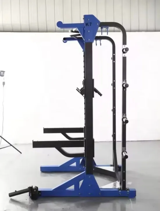 Multi functional Home Gym Equipment Pull Up Bar Pulley Cable Smith Machine Squat Rack