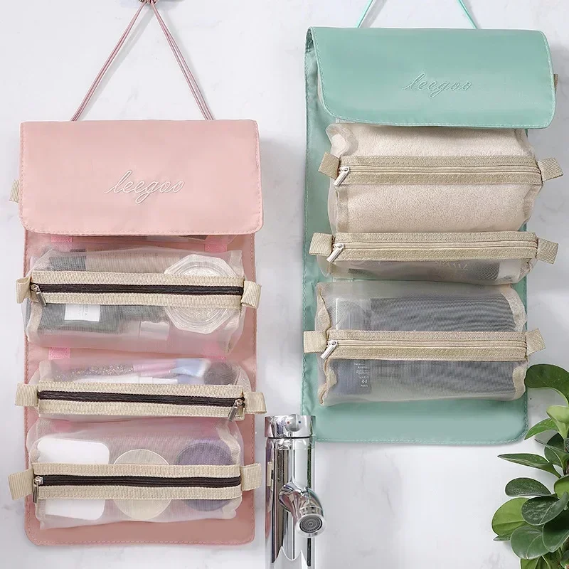 Hanging Storage Bag Makeup Bags Travel CosmeticBag Toiletries Organizer Waterproof Storages Bathroom WashBag Make Up Tool