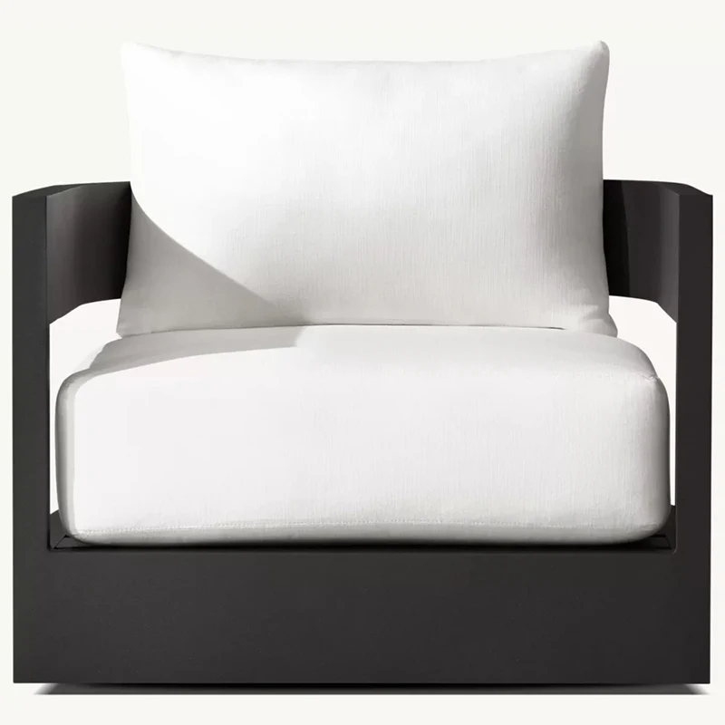 Single Swivel Sofa Outdoor Lounge Chair Furniture Leisure Chair Garden Furniture Modern Sofa