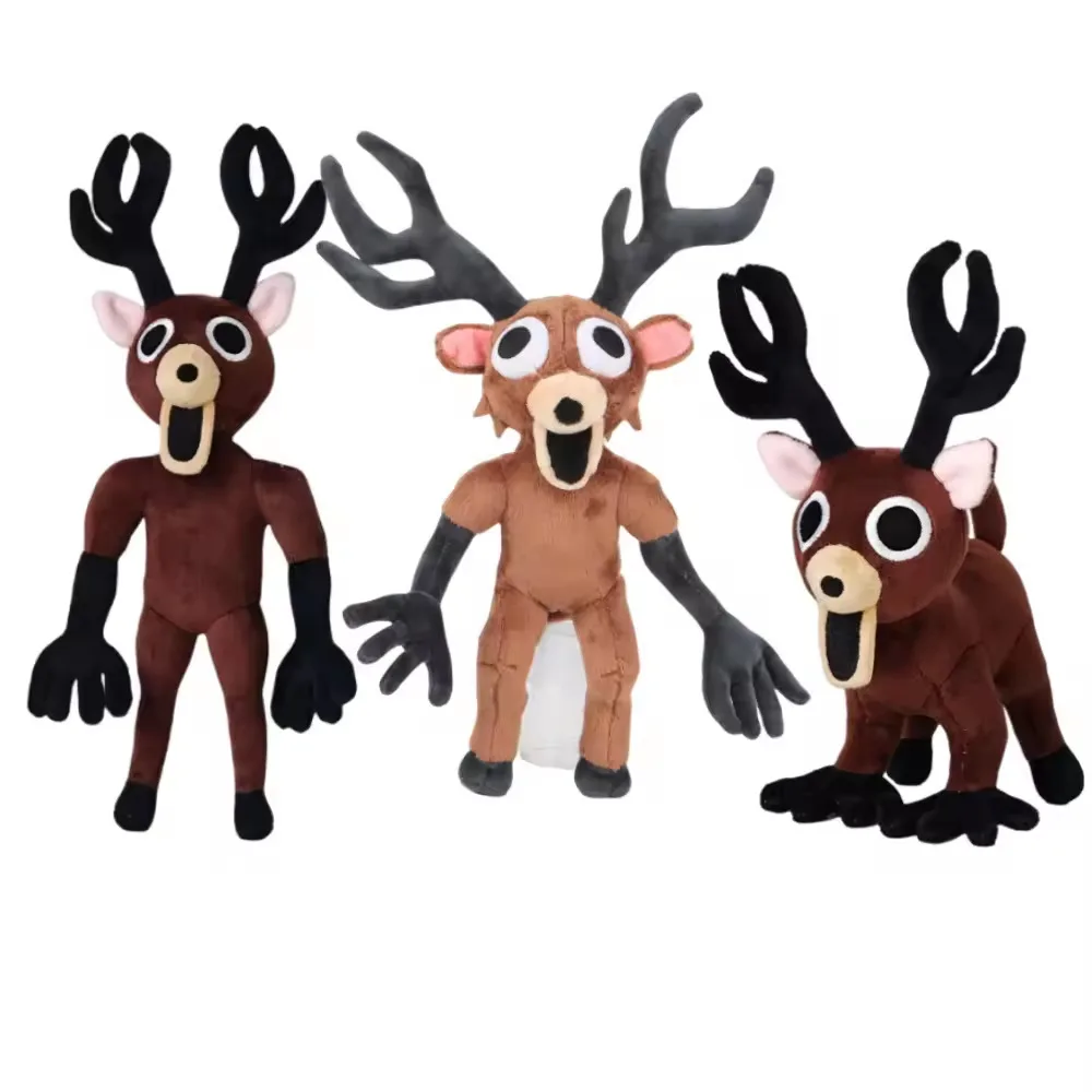 

99 Nights in The Forest Deer Plush Toys 38cm Deer Doll Soft Game Plushie for Birthday Gift Christmas Decorations Cute Doll