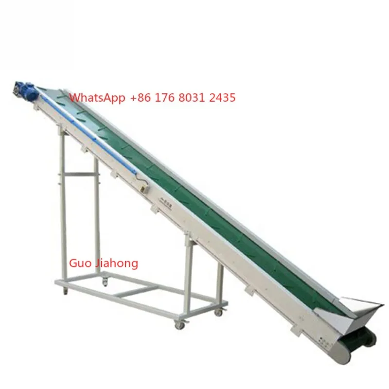 

Portable Inclined Adjustable Height Skirt Mini Rubber Belt Conveyor Price