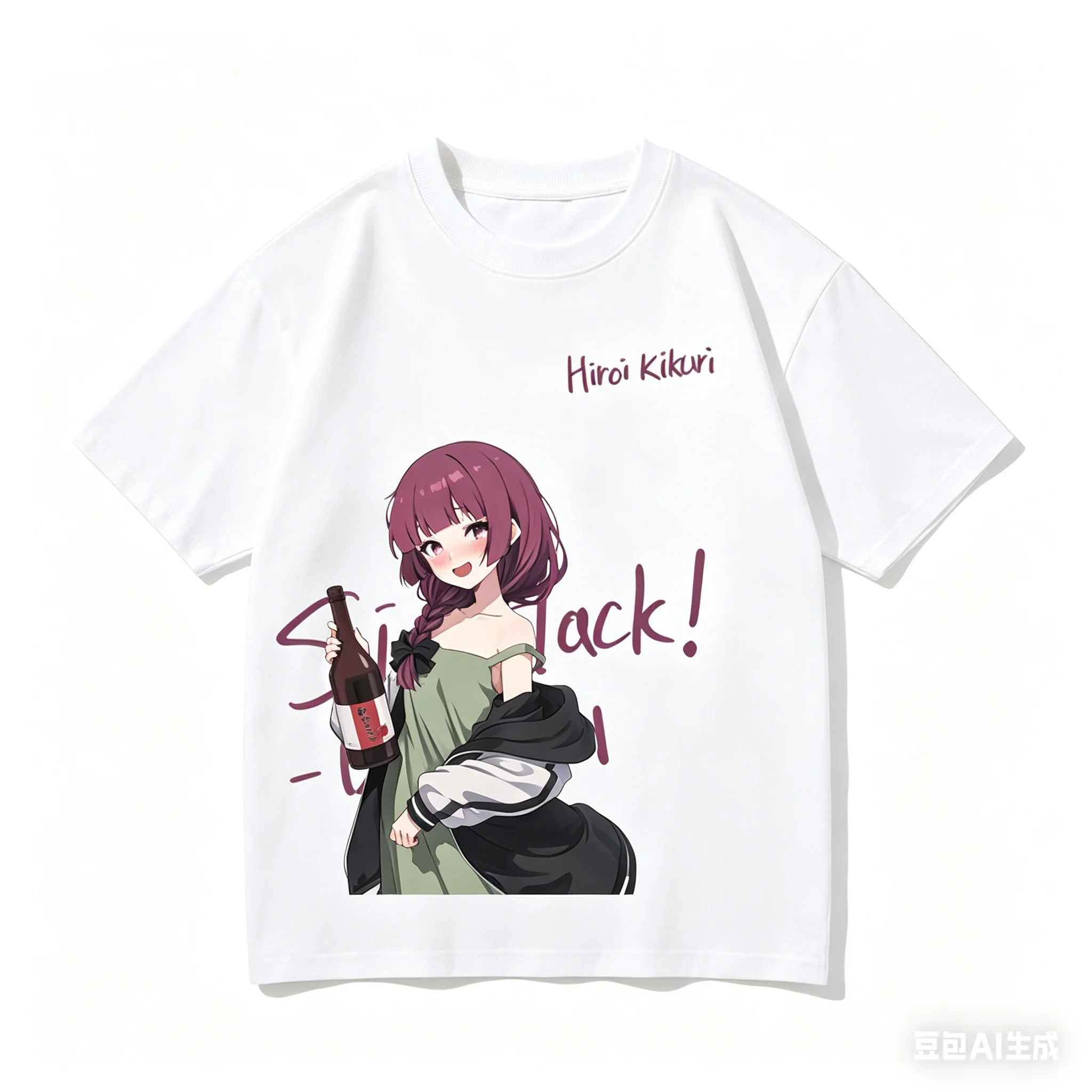 Bocchi the Rock! T shirt personality Clothes New Model Anime T shirt Yearround clothing Plus Size Unisex Streetwear Trendy soft