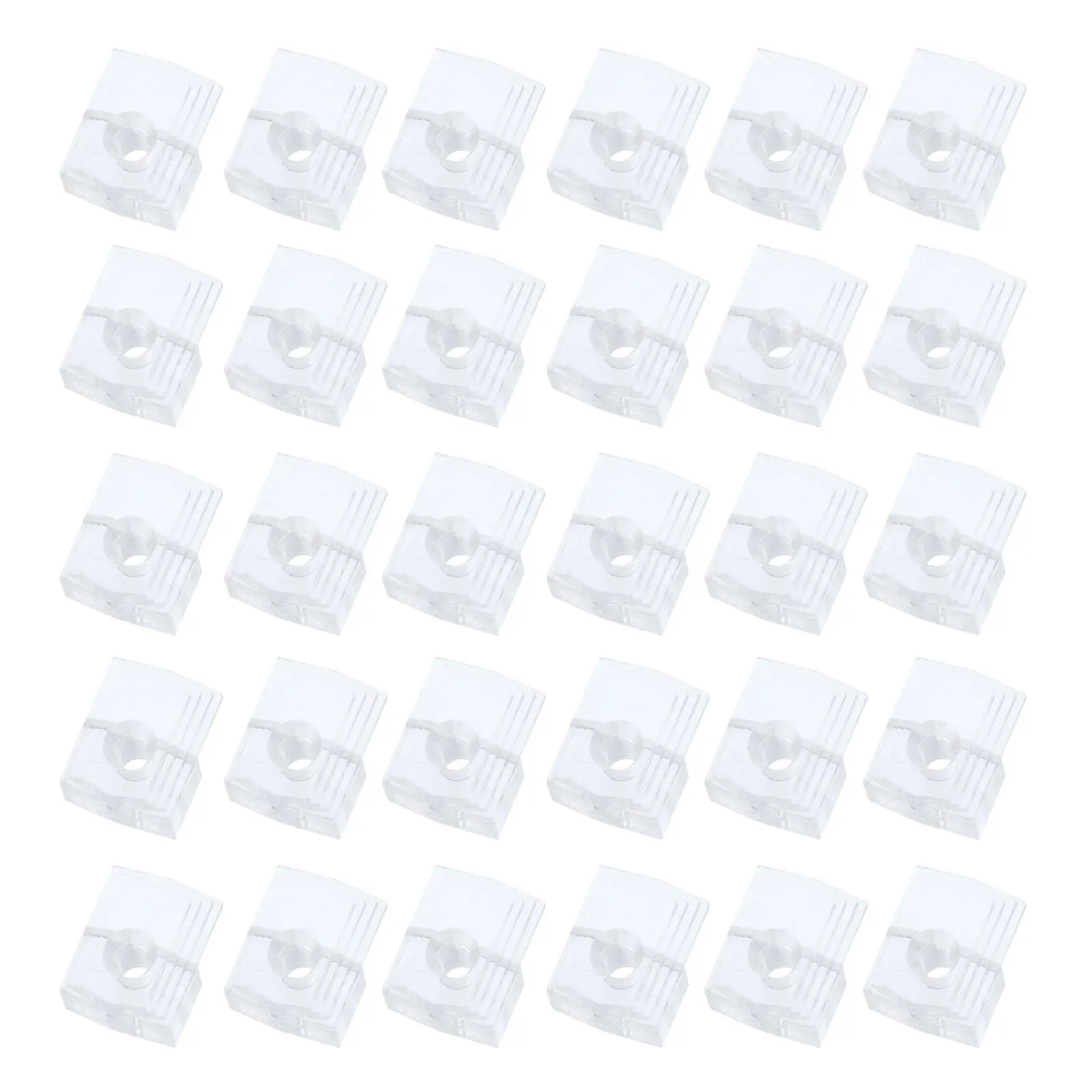 

Набор из 40 зажимов для крепления стекла, комплект для подвешивания зеркал для ванной, витрин, винных шкафов, гладкие, блестящие, без заусенцев