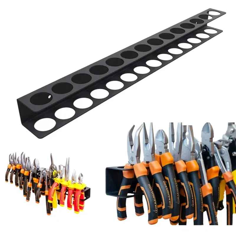 

Screwdriver Tool Rack Wall Mount Workshop Hand Tool Organizers Portable Storage Tool Holder Hammer Rack Pliers Organizer Bracket