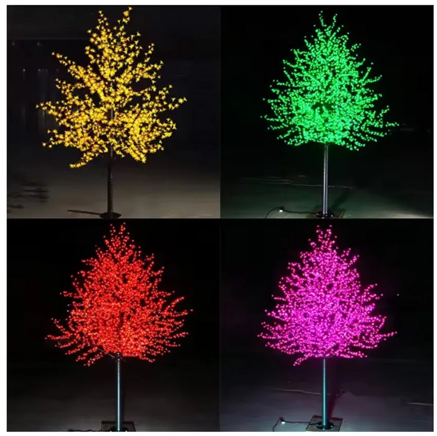 

New Large LED Artificial Cherry Blossom Tree Light Christmas Light Rainproof Outdoor Use Height 1.5m 1.8m 2m 2.5m 3m