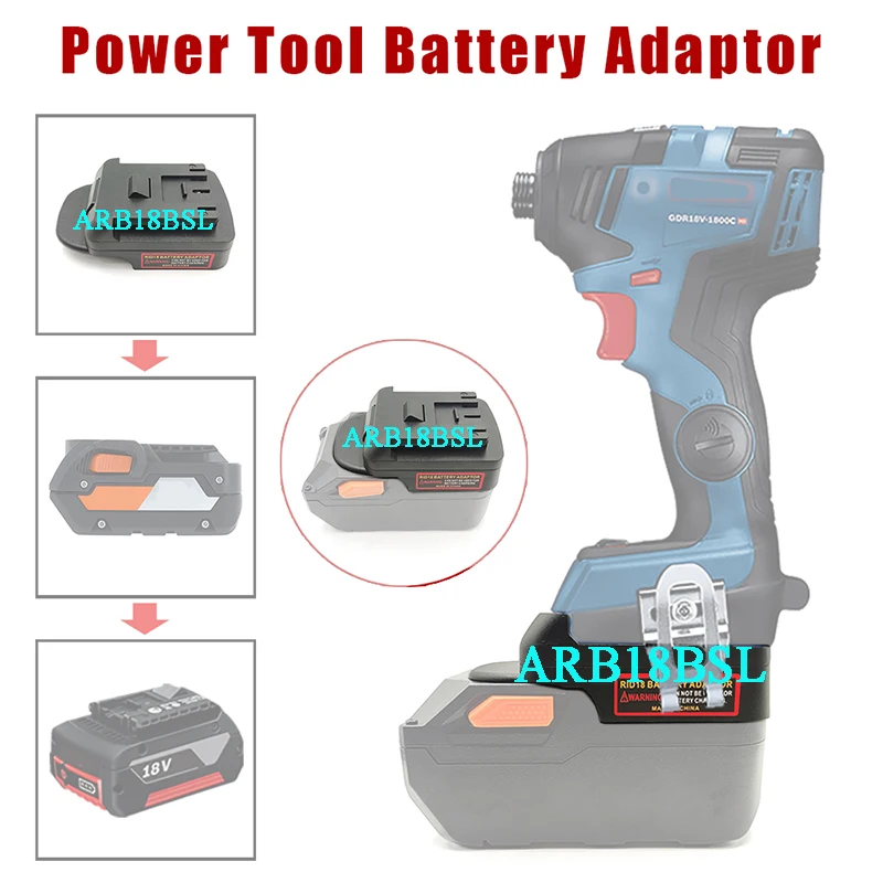 L1830R convertitore adattatore per AEG RIDGID li-ion batteria per Bosch per Makita per DeWalt per Milwaukee per Hitachi Worx Power Tool