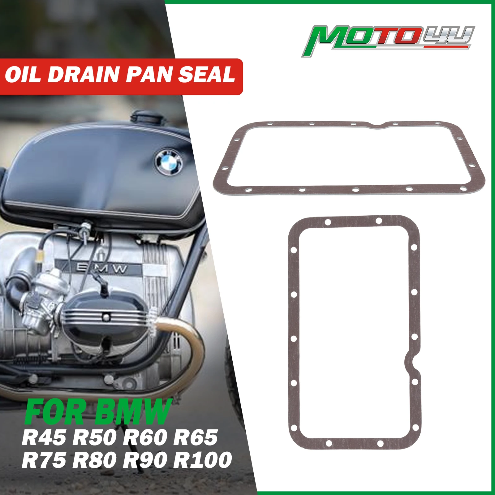 Para BMW R45 R50 R60 R65 R75 R80 R90 R100 1 pieza sello de cárter de drenaje de aceite Cafe Racer accesorios de motocicleta junta de cárter de aceite
