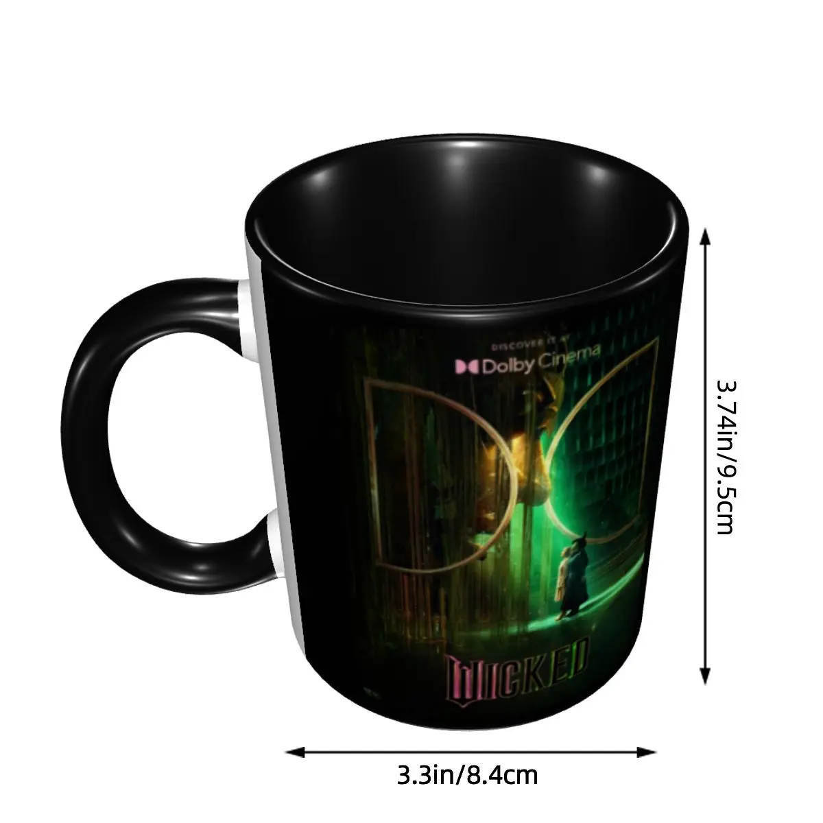 DIY Wickeds Musical Movie Ceramic Mug Custom Coffee Cup Creative Present
