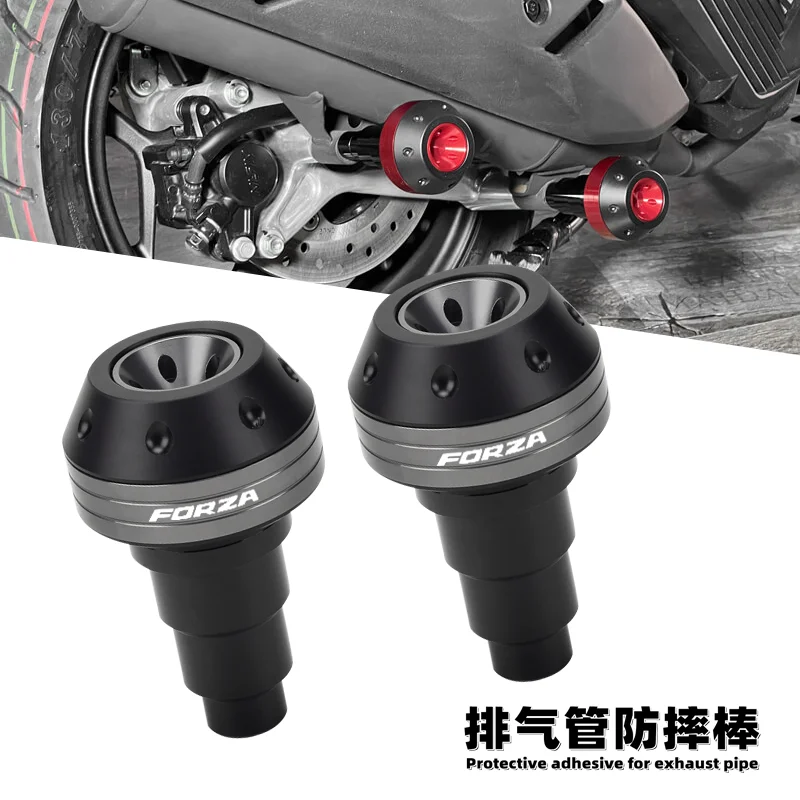 

Suitable for Fosha 300 Modified Exhaust Pipe Anti-drop Stick NSS350 Exhaust Protective Rubber Bumper