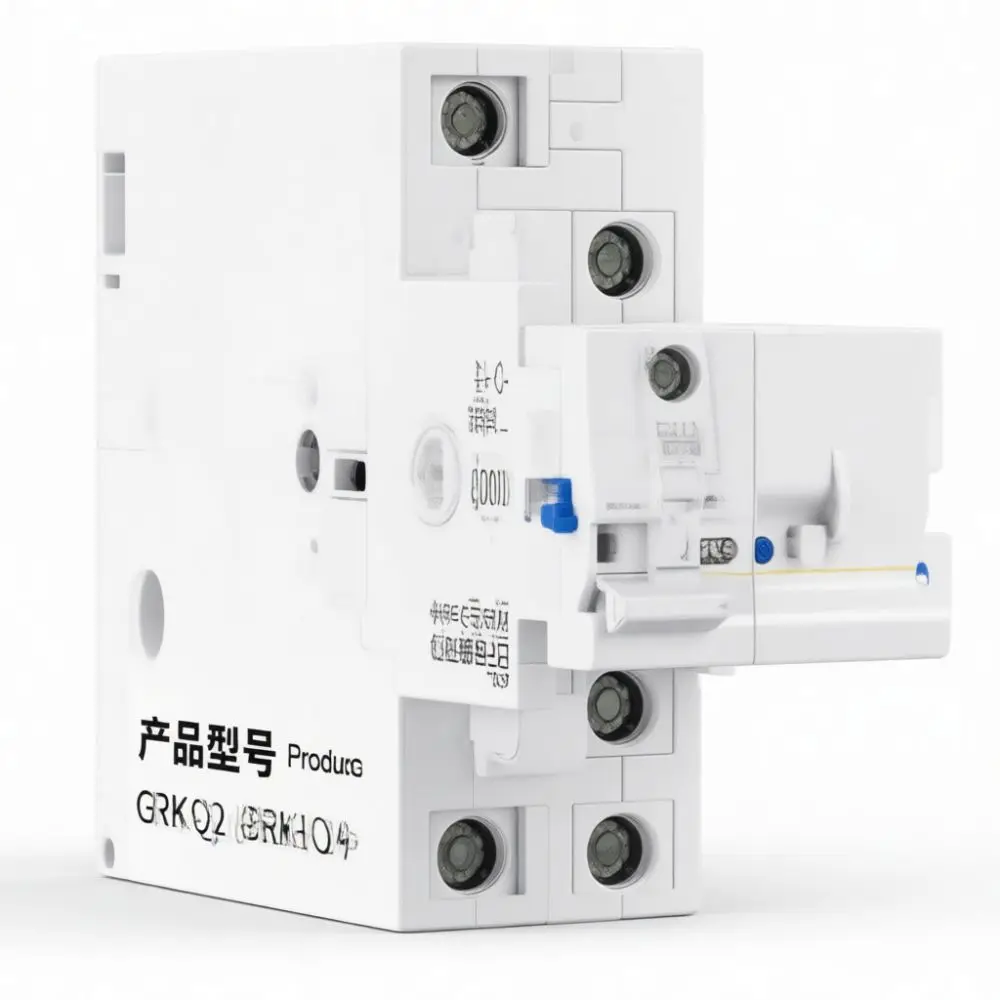 Din Rail Manual Transfer Switch Power Selector Breaker Isolator Changeover Mechanical Interlock Industrial Home Backup Supply