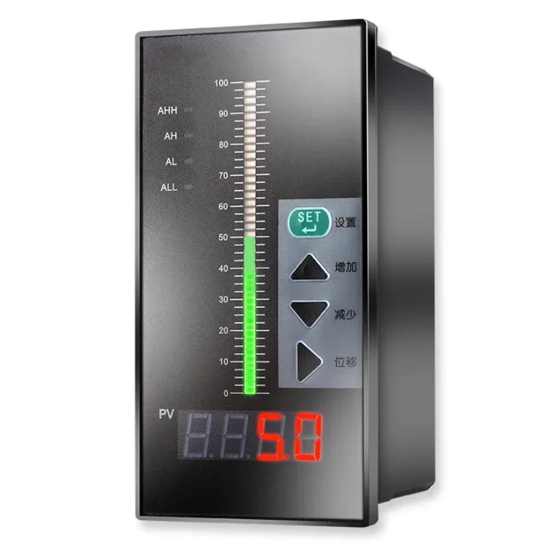 Temperature Controller AC220V with 4 relays output Digital display controller water level indicator gauge