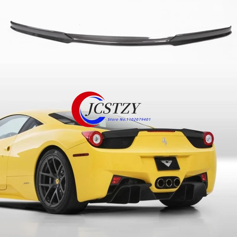 

Стайлинг автомобиля, модифицированный задний спойлер на крышу из углеродного волокна, хвостовое крыло багажника для Ferrari 458 ITALIA SPOILER 2011 2012 2013