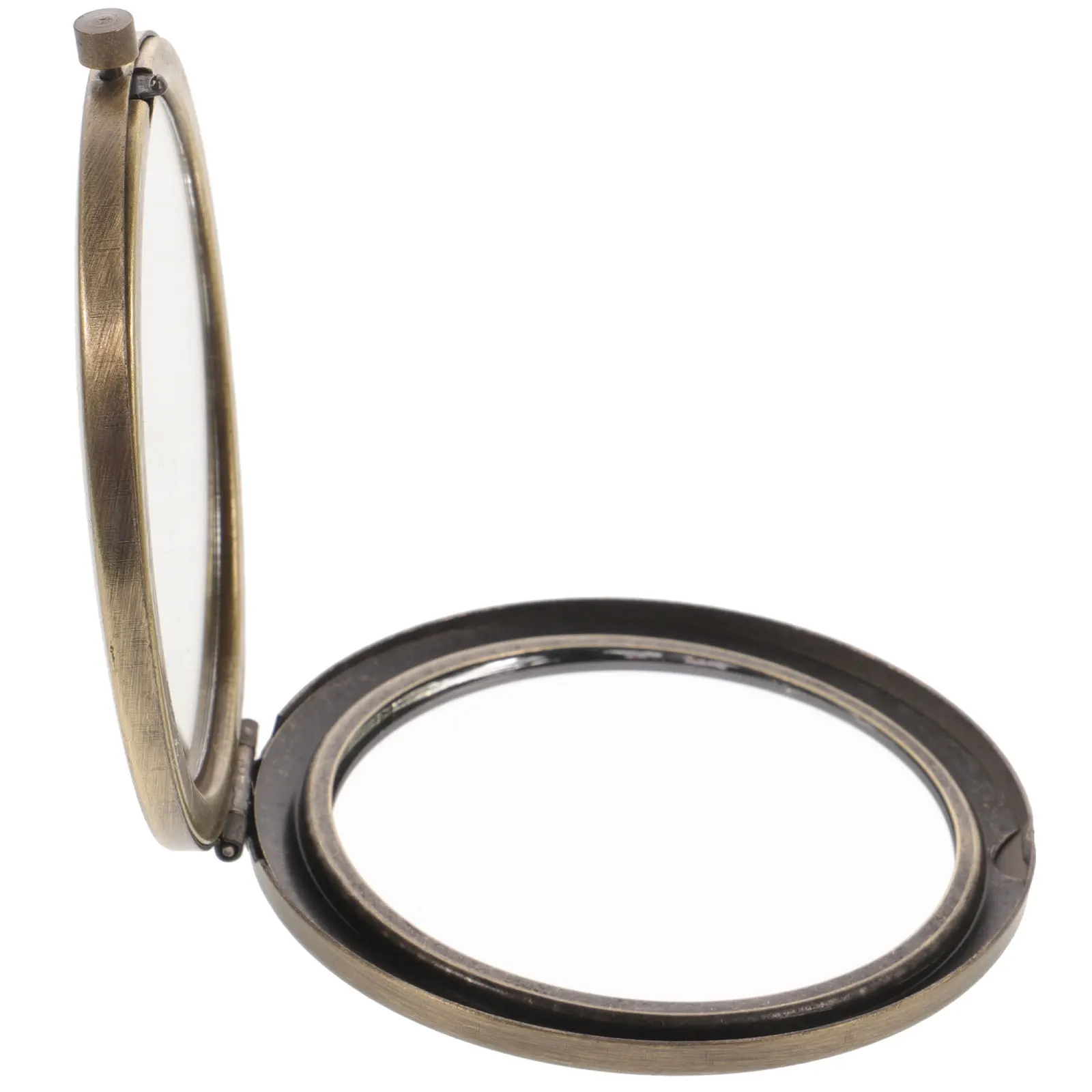 مرآة فانيتي أنيقة للمكياج المحمول قابلة للطي من أجل صغيرة دائرية لطيفة #1