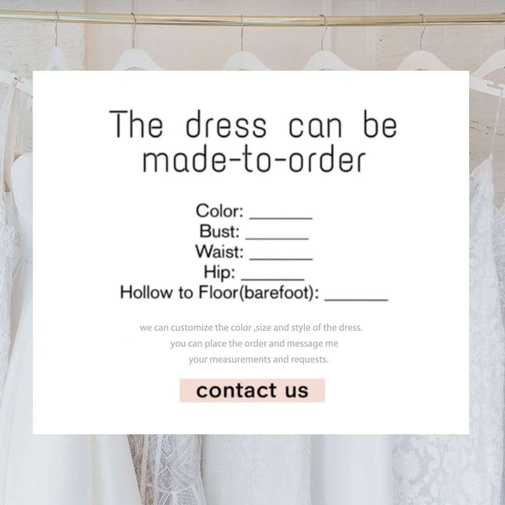 Wedding Dress custom fee