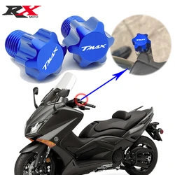 For Yamaha TMAX530 TMAX560 TMAX 530 560 SX DX Tech Max Motorcycle Accessories 1Pair Aluminum Mirror Hole Plug Screw M10X1.25