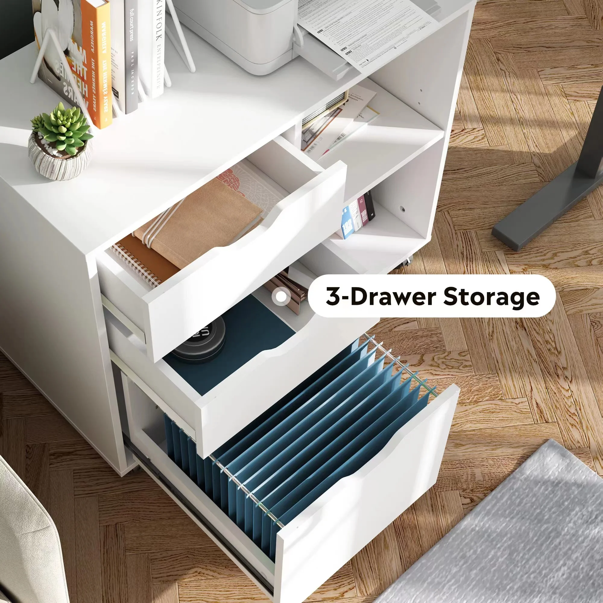 Meuble de classement en bois à - Home Office Printer avis et prix