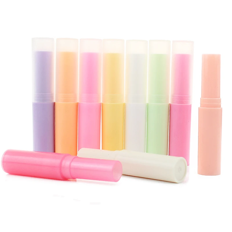 

100pcs/lot Empty Plastic Lipstick Tube 4g Lip Gloss Tubes Cosmetic Containers Wholesale 4ml Cosmetic Packing for Diy Makeup