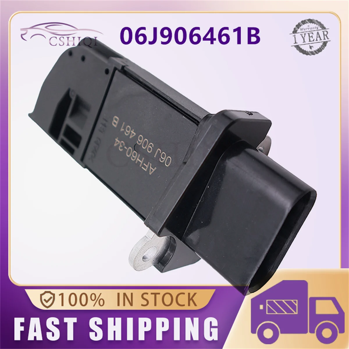 

Датчик массового расхода воздуха 06J906461B для Volkswagen Beetle, Eos, CC, Golf GTI 6, Passat 7, Tiguan, Audi TT, A3 Quattro 2.0L 2006-2013