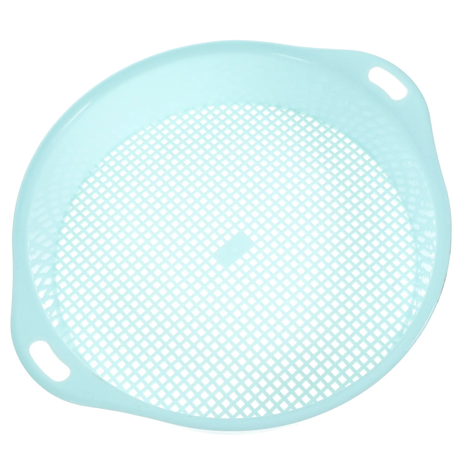 Plastic Garden Sieve Riddle Green Lightweight Handle Durable Easy Operation Garden Tool for Balcony Mini Soil Screening