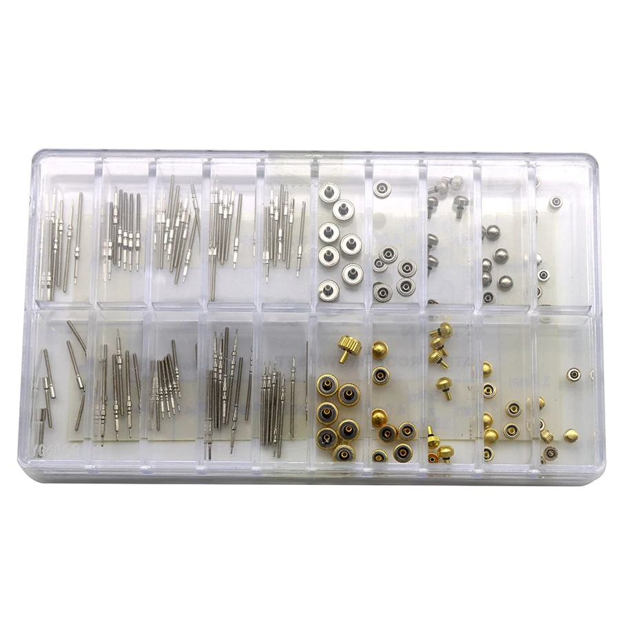 Детали часов содержит 10 типа заводной головки, 10 видов механизмов и шатуны для корпуса, подходят для различных механизмов.