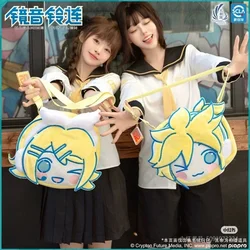 Original Hatsune Miku Kagamine Rin & Len Soft Plush Bag Cartoon Diagonal Shoulder Bag Vocaloid Anime Peripheral Cosplay Gift