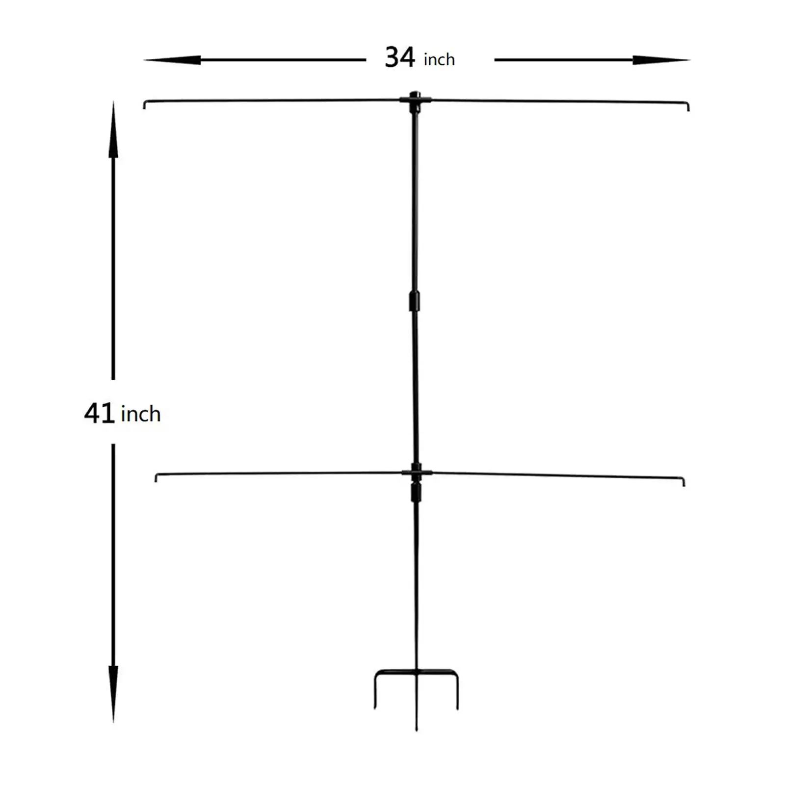 Soporte para objetivo de jardín con 8 clips, soportes para actividades al aire libre, caza