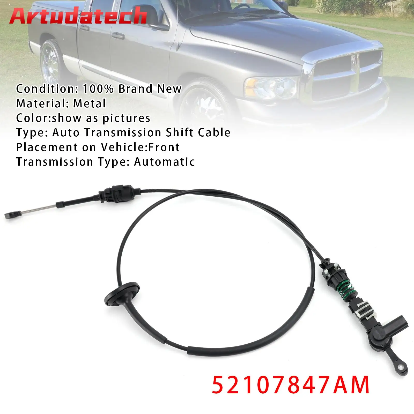 

Трос управления переключателем передач Artudatech 52107847AM для Dodge Ram 1500 2500 3500, автомобильные аксессуары