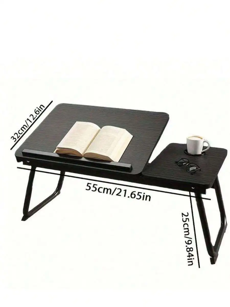 Folding Computer Desk, Portable Height-Adjustable Computer Desk for Home, Office, Bed, Sofa, Children's Study Desk
