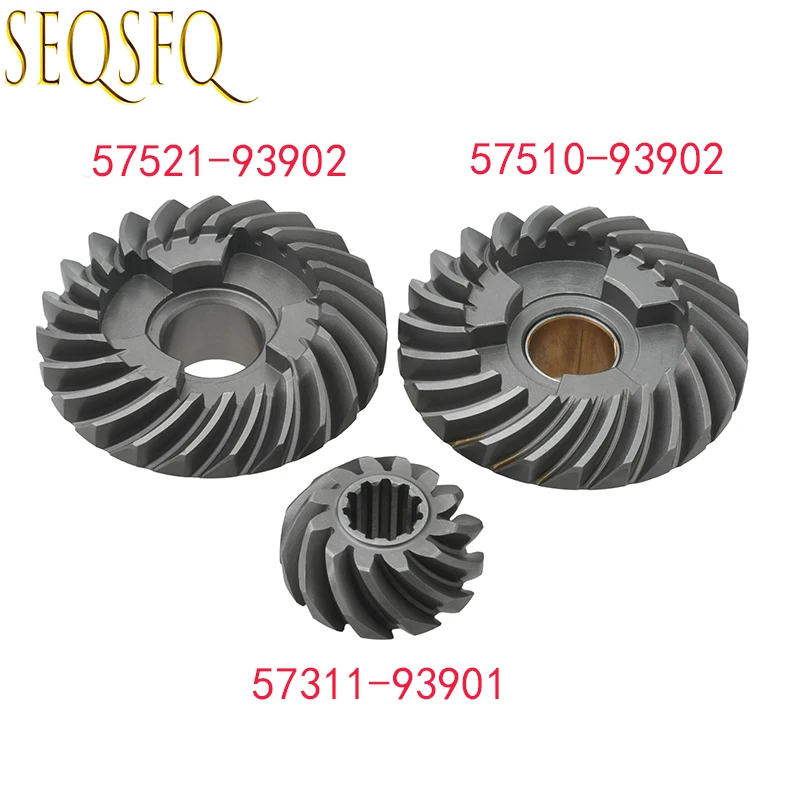 Outboard Engine 57311-93901 Pinion & 57521-93902 Reverse & 57510-93902 Forward Gear for Suzuki 9.9HP 15HP DT DF Boat Motor