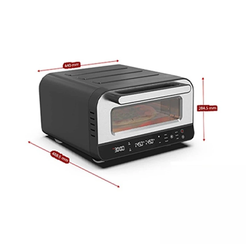 Pizza Machine Multifunctional Household Electric Oven 1700W High Power Large Capacity Fully Automatic Electric Oven