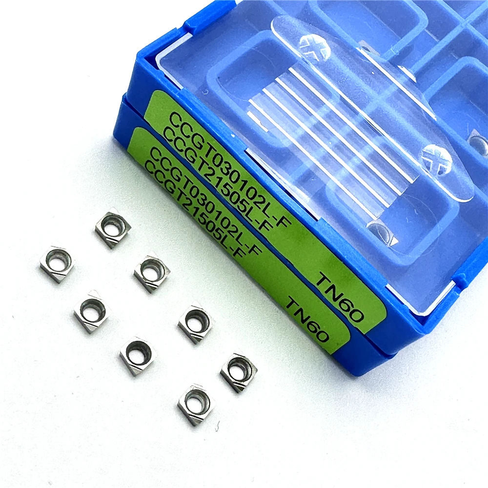 Herramientas de torno de corte de procesamiento de piezas de acero CNC, CCGT030101, CCGT030102, CCGT030104, CCGT040102, CCGT040104, TN60, Cermet