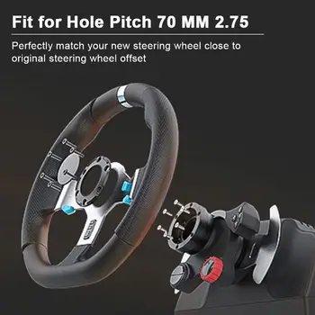 Pro Logitech G29 G920 G923 70mm adaptérová deska pro náboj náboje pro 13palcový volant PCD závodní auto, hliníková modifikace 8 nejlepší prodej samolepky na volant logitech g29 - №1