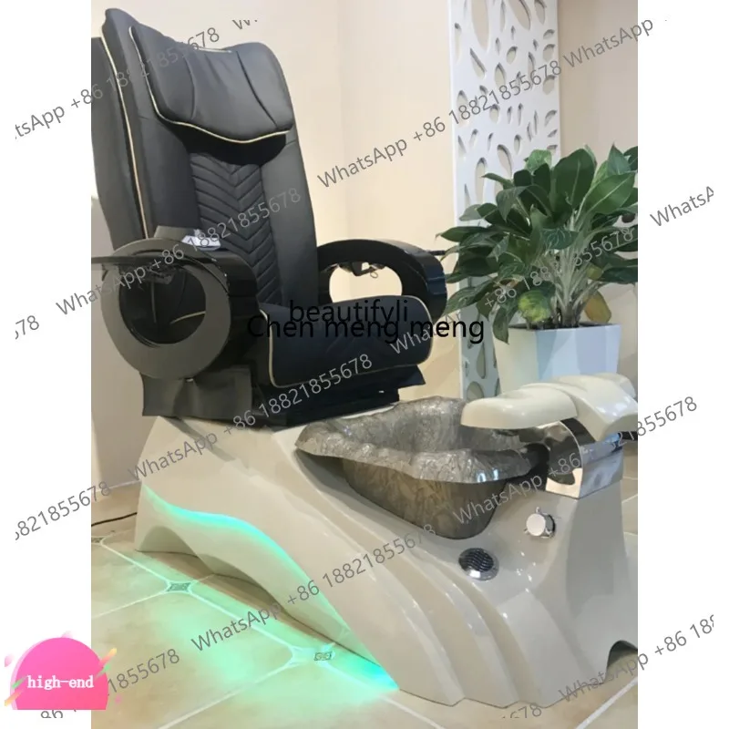 

LHY26 ss s8617Light with Flash Foot Spa Chair Nail Pedicure Pedicure Sofa Recliner Surfing Colored Lights Eyelash Massage