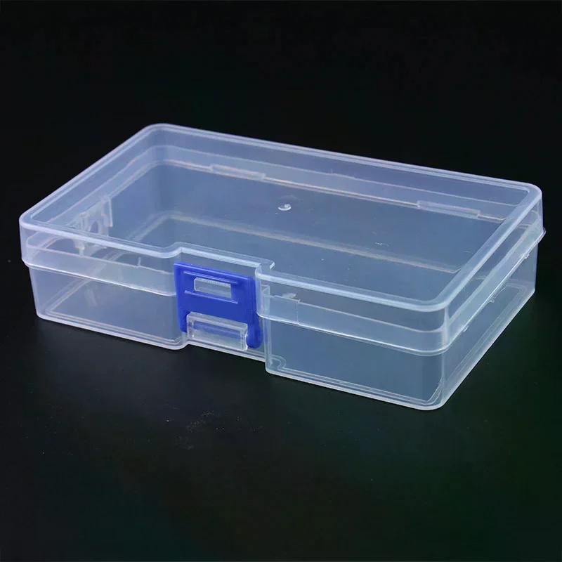 Dustproof Durable Clear Jewelry Storage Case Container Mini Plastic Box Rectangular Box Translucent