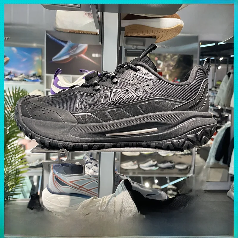 

XTEP Men's Running oes Large Particle Rubber Outsole Off-Road Running oes Spring 2025 Faionable Me Upper