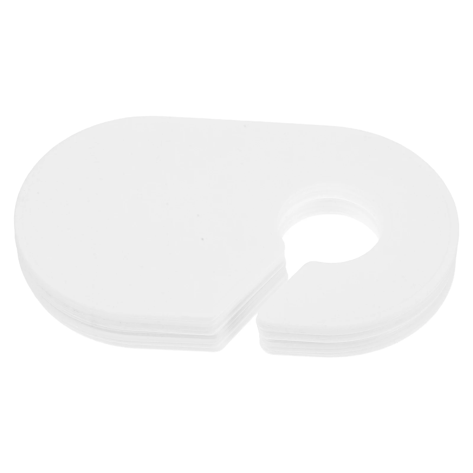 

10pcs Closet Dividers Plastic Clothes Organizers Size Markers Lightweight Writable Storage Hanger Separators Divider Boards For