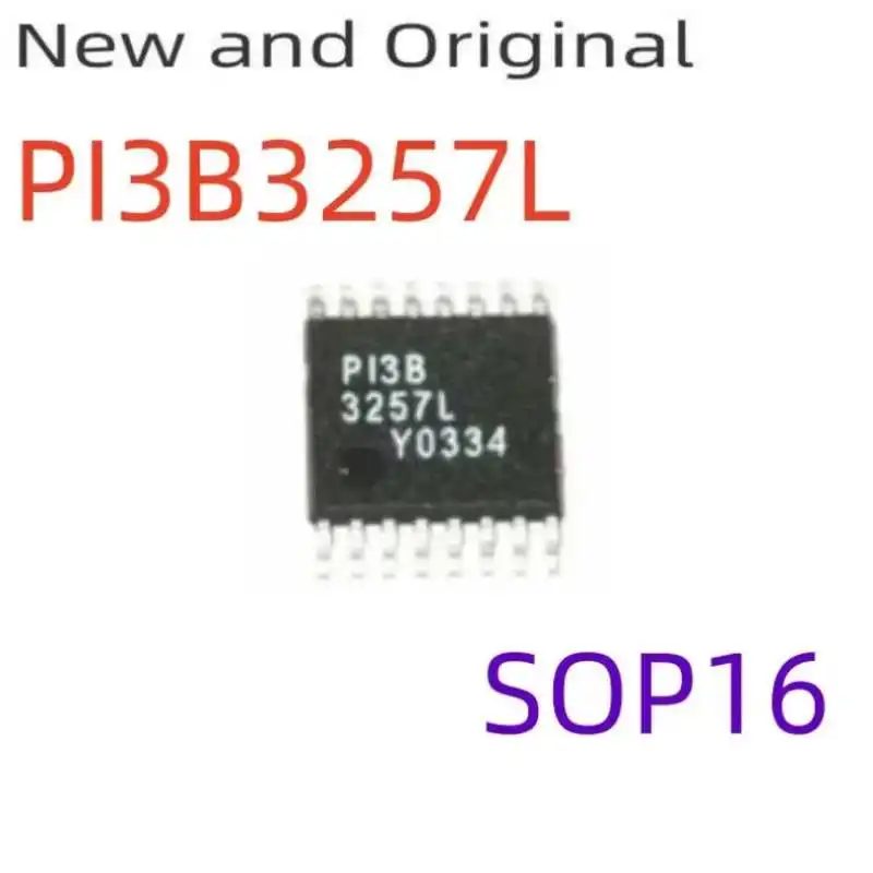 New and Original Pi3B3257L Pi3B3257Lex Tssop16 Bus Exchanger Cbtlv/3B Series 1-Function 4-Bit True Output Cmos Green Plastic