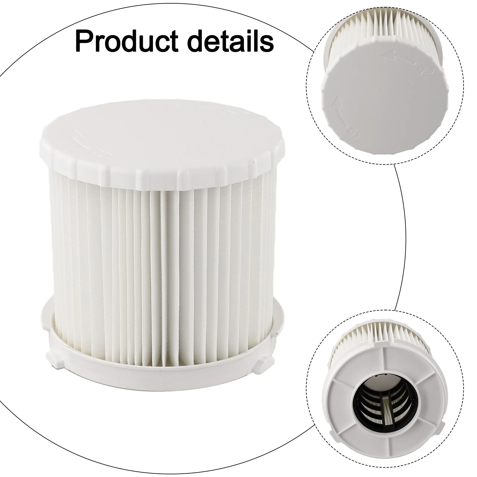 

Easy Maintenance Vacuum Filter DVC750L Filter 162518-0 Vacuum Replacement Filter Compatible With Multiple Models