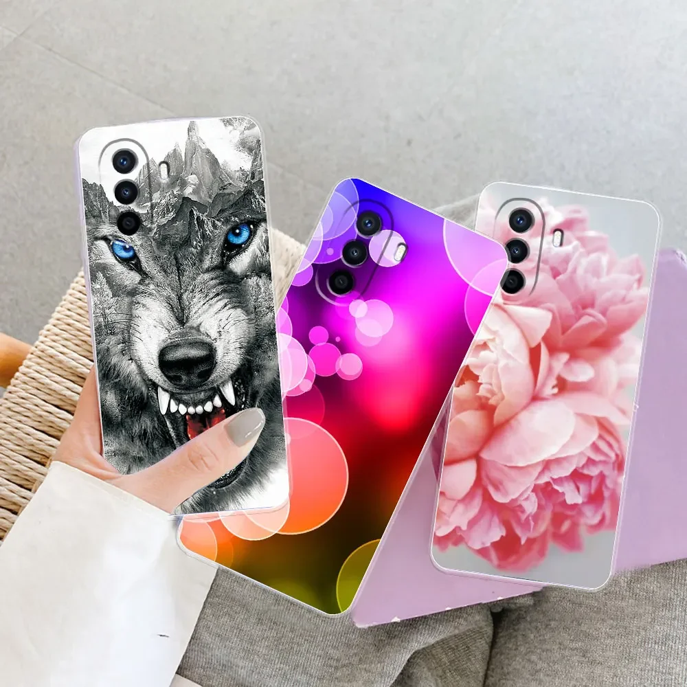 For Huawei Nova Y70 Plus Case MGA-LX9 NovaY70 New Fashion Painted Silicone Soft TPU Cover Case For Huawei Nova Y70 Y 70 Fundas