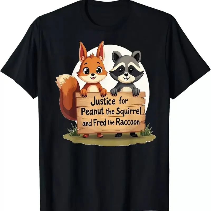 Justice For Peanut The Squirrel And Fred Raccoon T Shirt