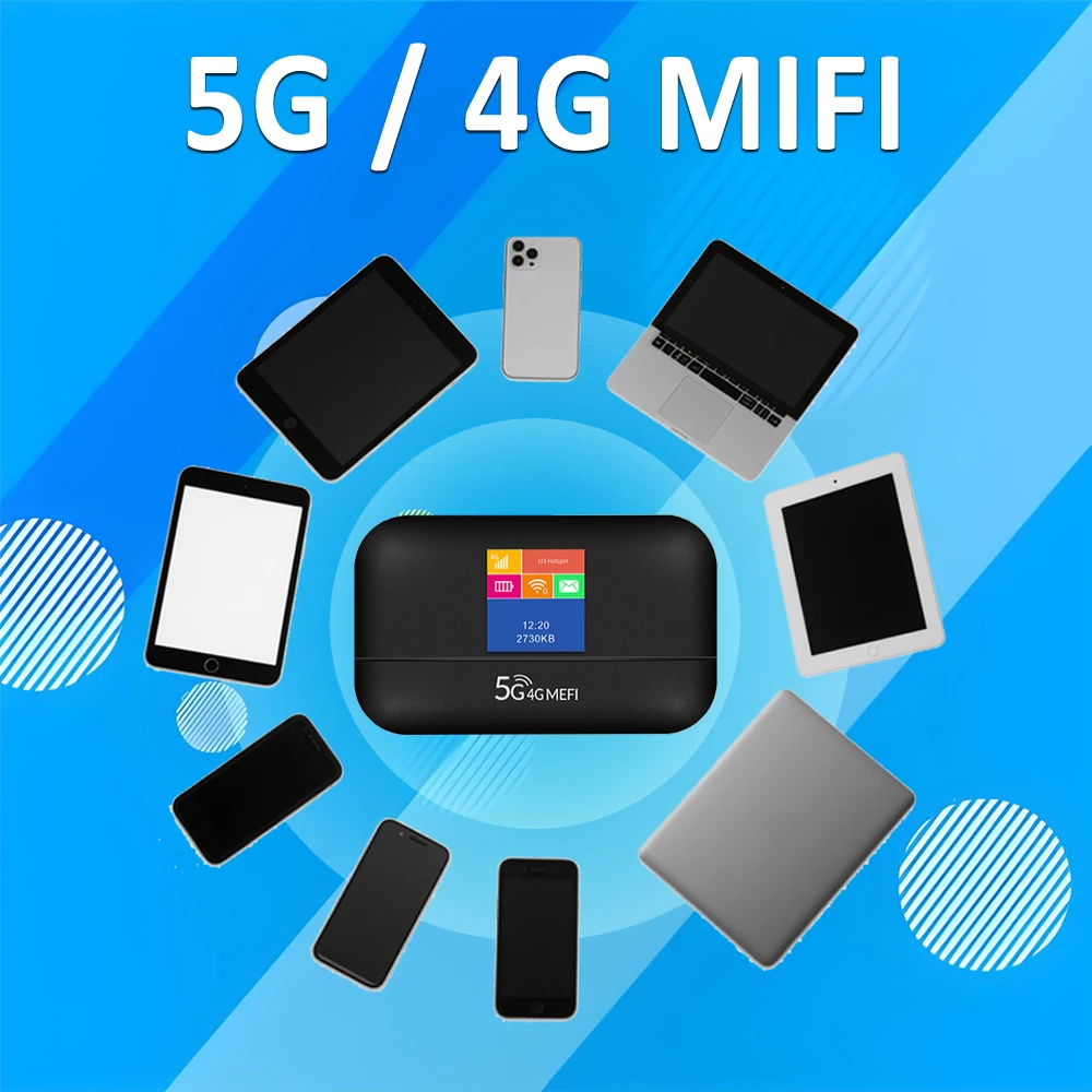 TIANJIE G43 4G モバイルルーター Wi-Fi ホットスポット 3000mAh バッテリー Mifi ルーターグローバルバンドサポートビジネスポータブル 5G LTE ルーター