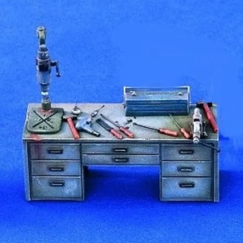 

Масштаб 1/35, литая под давлением модель из смолы, комплект модели верстака из смолы, требующая самостоятельной сборки и раскраски