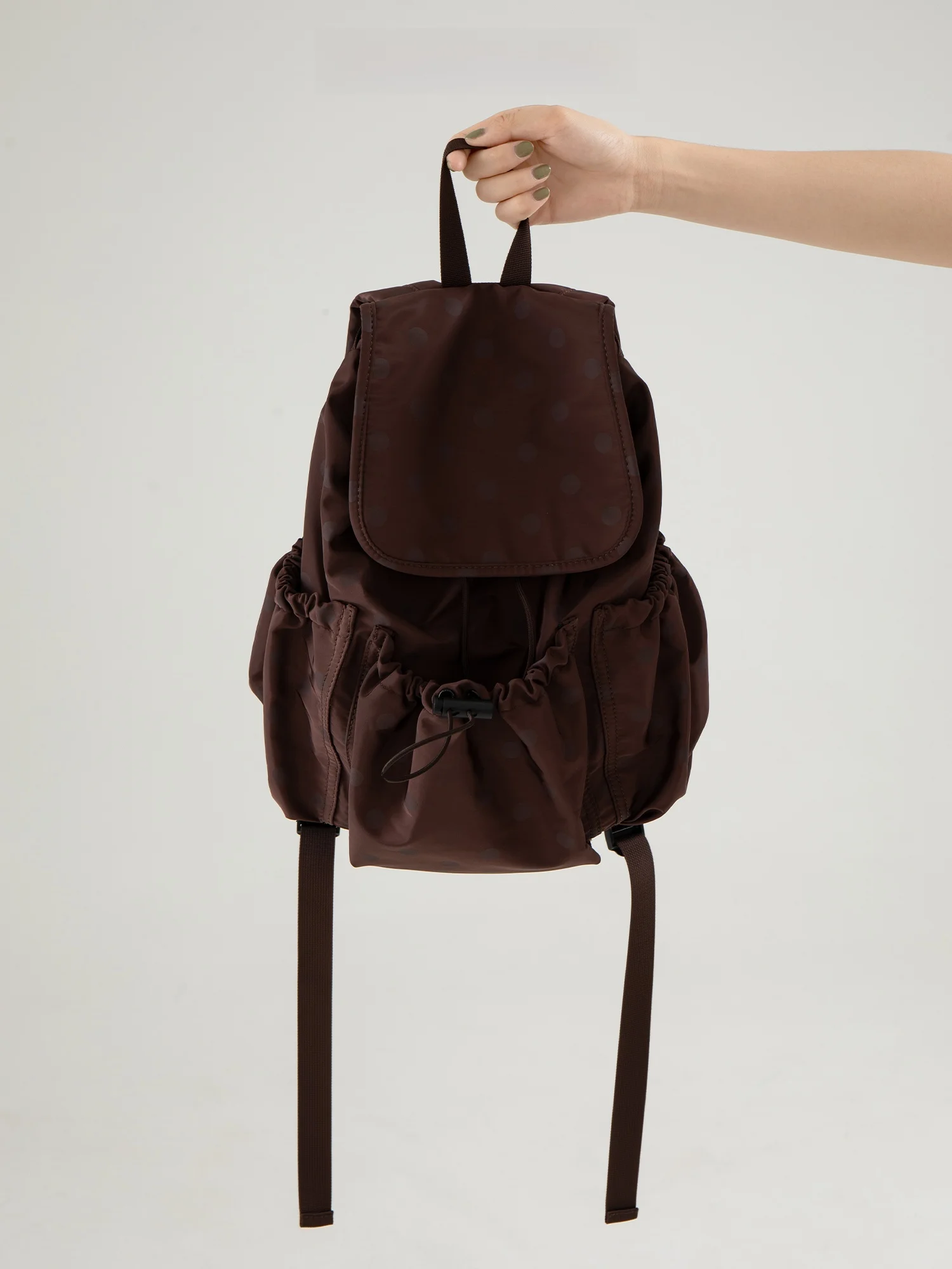 

Dotlyn Faionable Большая емкость в горошек Дизайн Легкий водонепроницаемый Jl для студентов колледжа Повседневный простой Sle