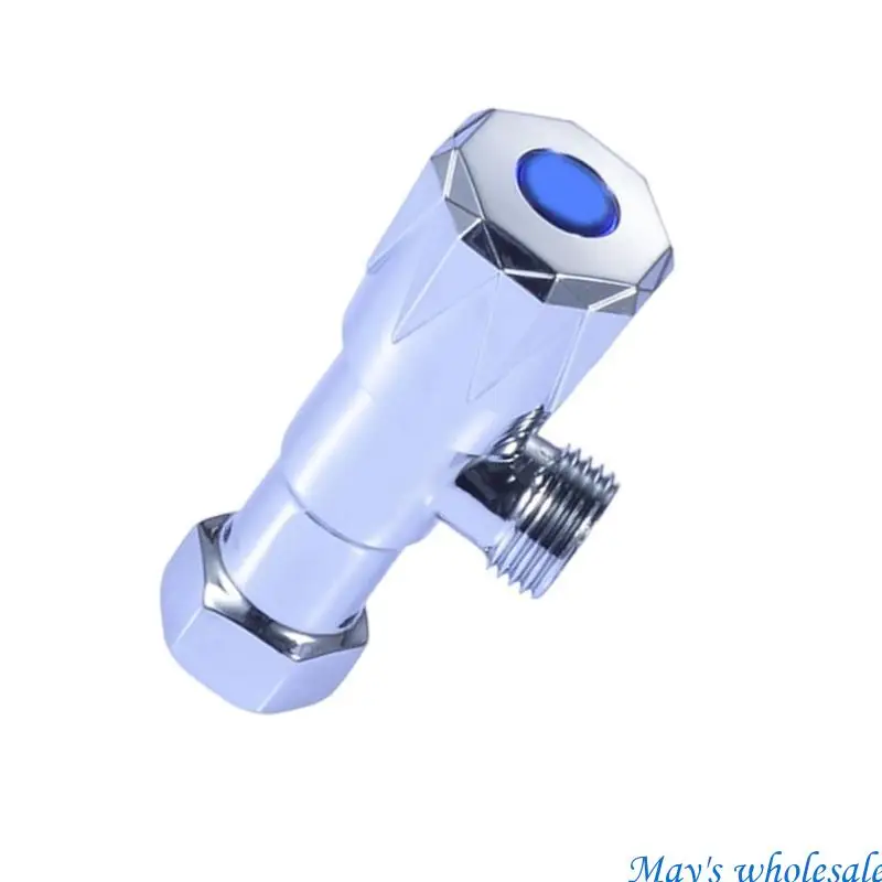 

Латунные запорные клапаны с углом поворота для ванной комнаты, запорные клапаны для горячей/холодной воды с высоким расходом,