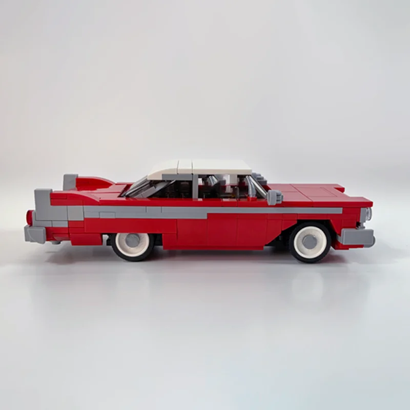 345pcs MOC Christine Plymouth Fury City Champions Model Building Blocks Living Room Decor, Home Decor For Adults Christmas Gift