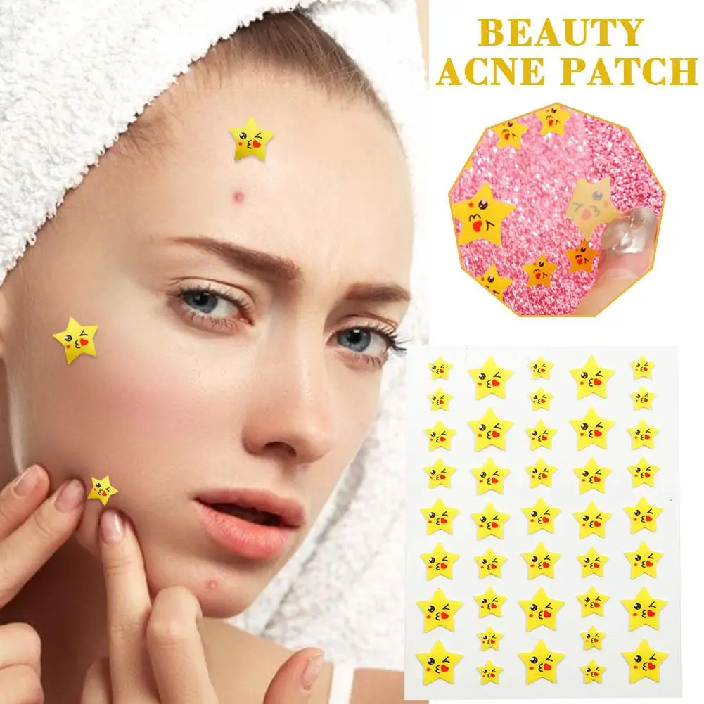 

Hot Star Pimple Patch Acne Colorful Invisible Acne Removal Skin Care Stickers Concealer Face Spot Beauty Makeup Tool for wo J4S8